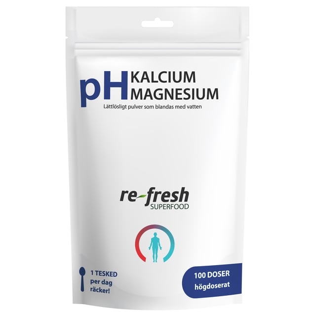 Re Fresh Superfood pH-Pulver Kalcium + Magnesium 300g