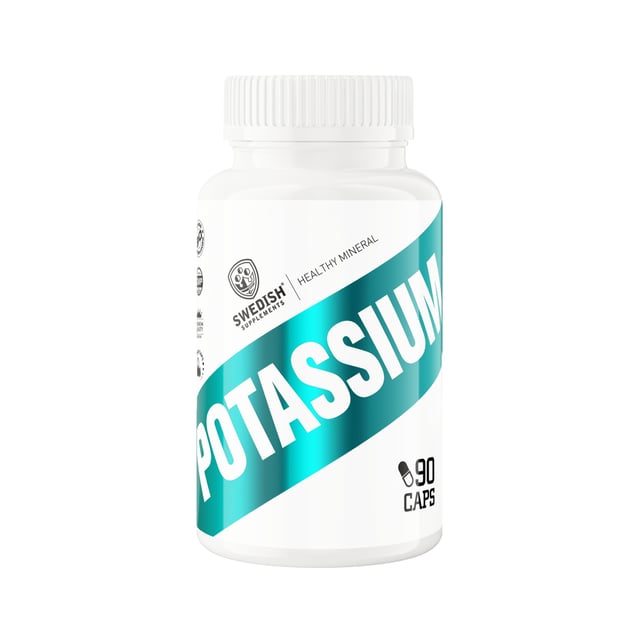 Swedish Supplements Potassium 90 kapslar