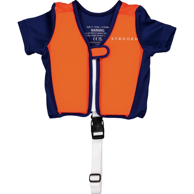 Strooem Original Swim Vest Orange/Navy 1-2 år 11-15 kg