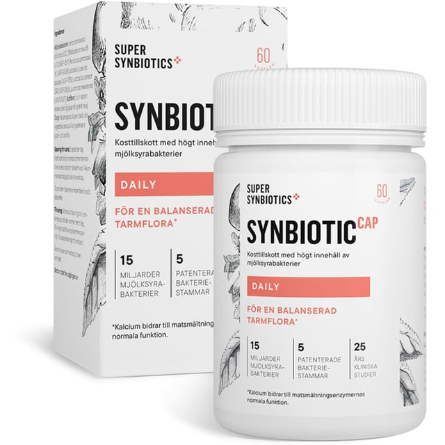 SuperSynbiotics Synbiotic Cap Daily 60 kapslar