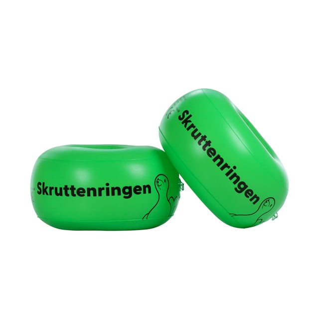Skruttenringen Armpuffar Grön 1 par