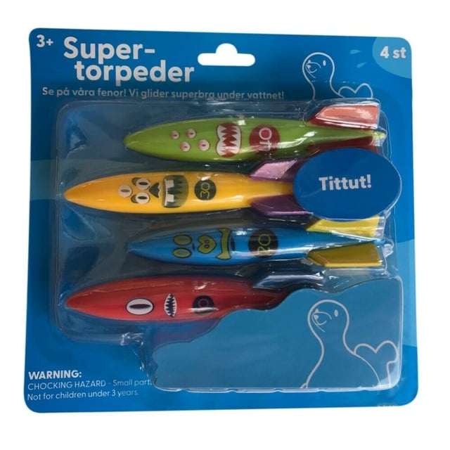 Skrutten Supertorpeder 4 st