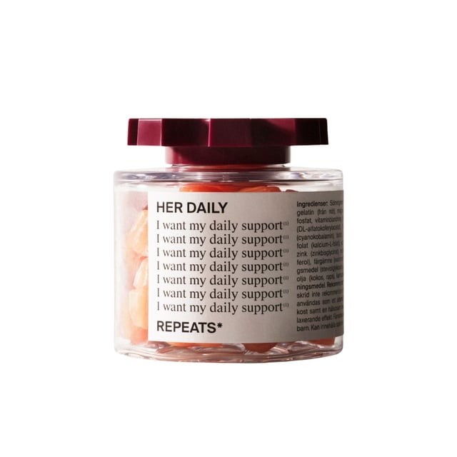 REPEATS HER DAILY