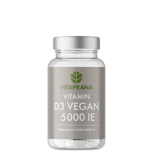 Vitaprana Vegansk Vitamin D3 5000 IE 110 Kapslar