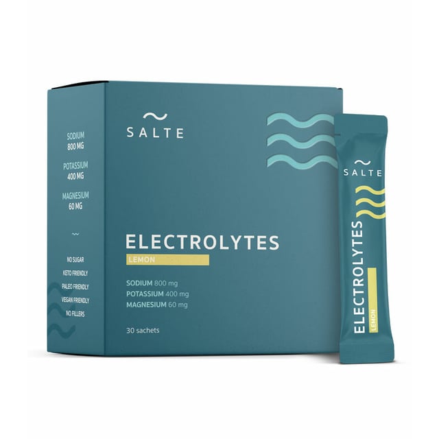 SALTE Elektrolyter Citron 30 dospåsar