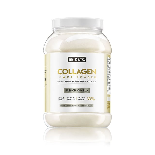 BeKeto Collagen + MCT Oil French Vanilla 800 g