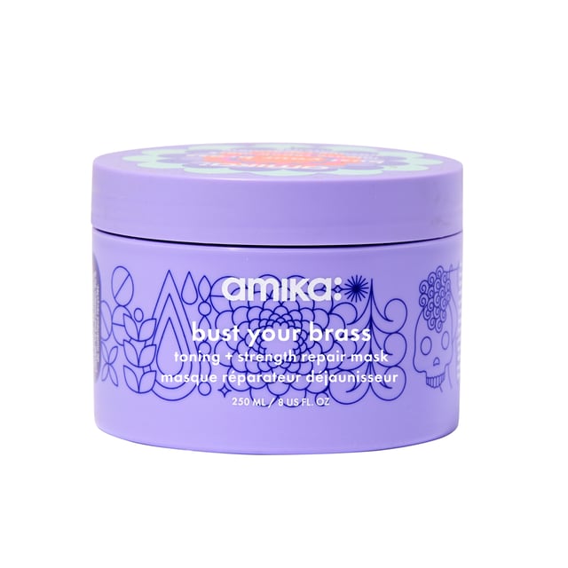 amika Bust Your Brass Cool Blonde Intense Repair Mask 250 ml