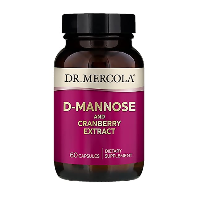 DR.MERCOLA D-Mannose & Cranberry Extract 60 kapslar