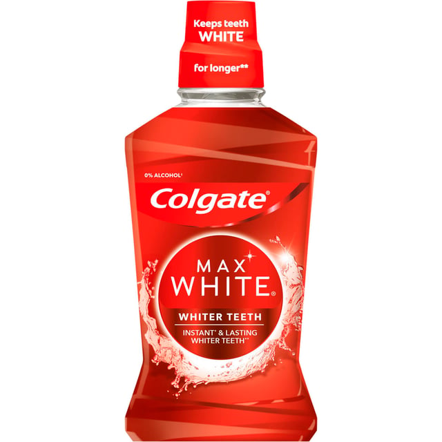 Colgate Munskölj Max White 500 ml