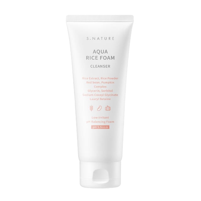 S.NATURE Aqua Rice Foam Cleanser 160 ml