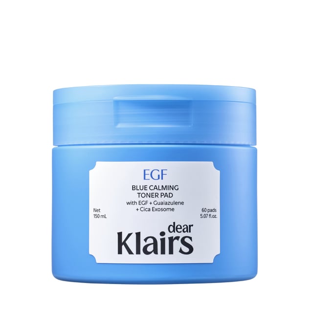 KLAIRS EGF Blue Calming Toner Pad 150ml 60 Pad