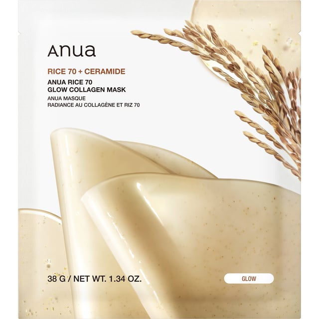 Anua Rice 70 Glow Collagen Mask 1 st