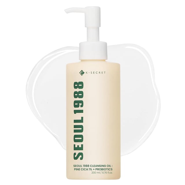 K-Secret SEOUL 1988 Cleansing Oil : Pine Cica 1% + Probiotics 200 ml