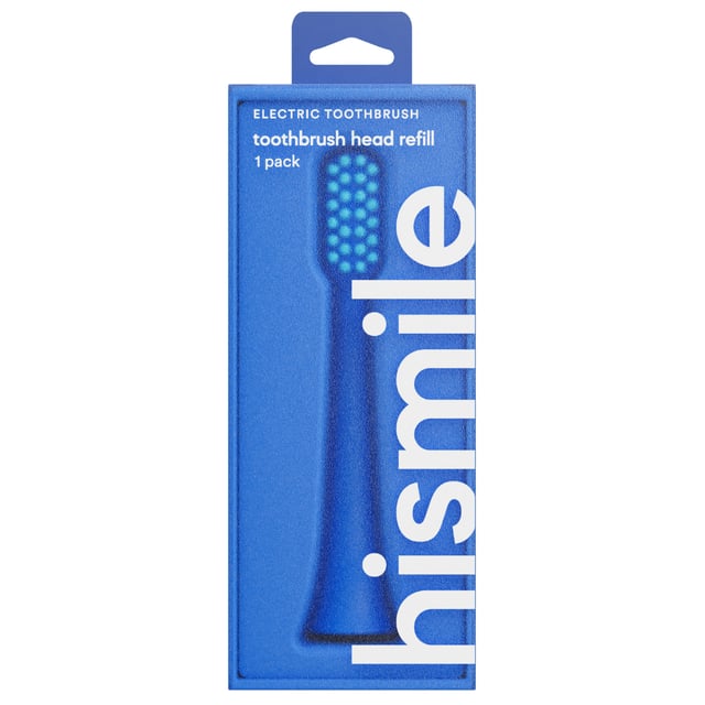 Hismile Toothbrush Head Refill Bright Blue 1 st