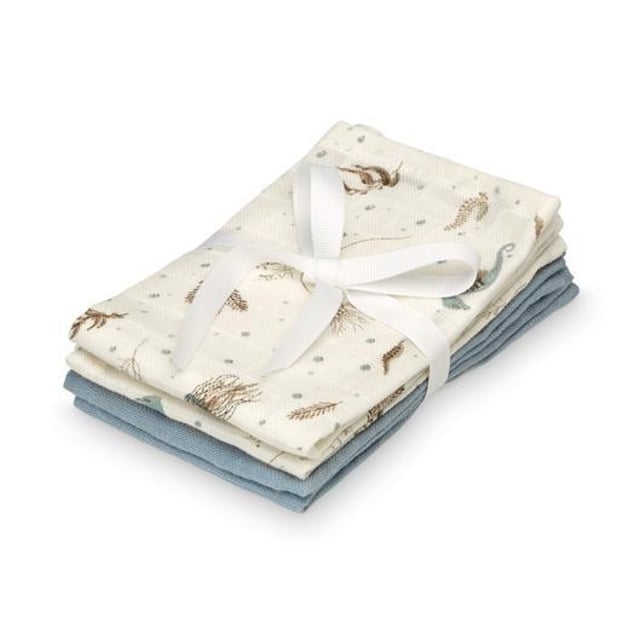 Cam Cam Copenhagen Tvättlappar Sea Garden 4-pack