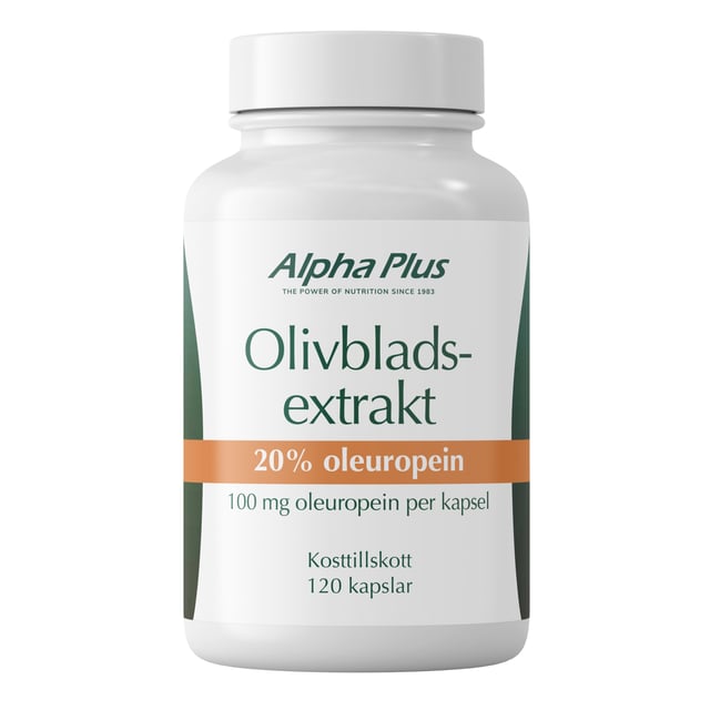 Alpha Plus Alpha Plus Olivbladextrakt 120 kapslar