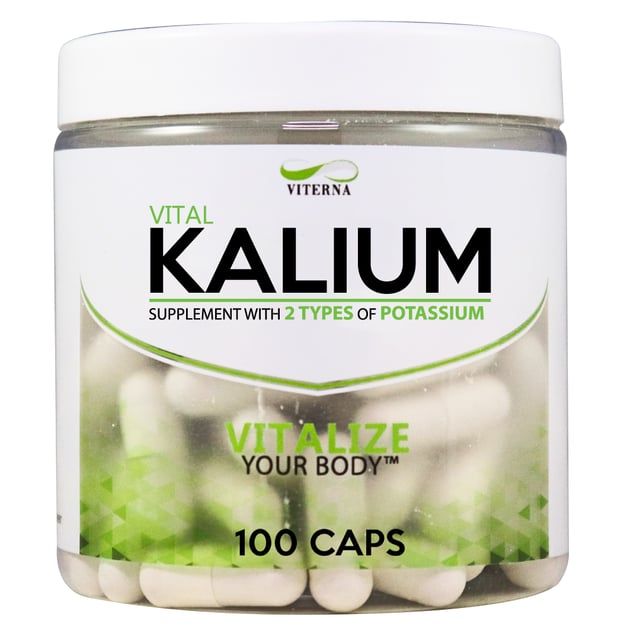 Viterna Kalium 100 kapslar