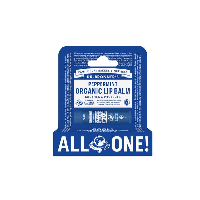 Dr. Bronner’s Peppermint Lip Balm 4 g