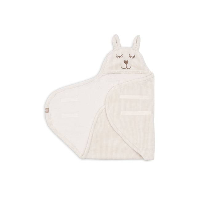 Jollein Omlottåkpåse Bunny Cloudy Rib Oatmeal