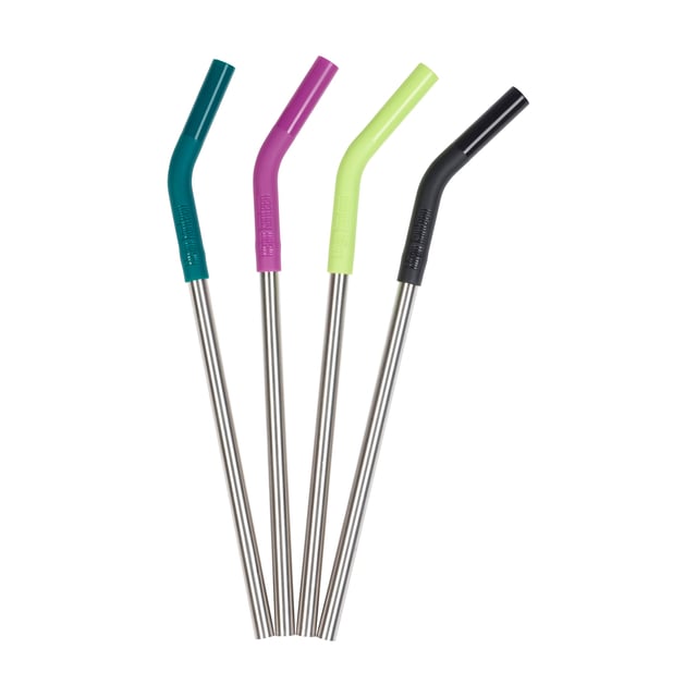 Klean Kanteen Straw Multi Color 8 mm 4-pack