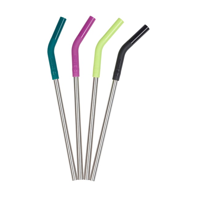 Klean Kanteen Straw Multi Color 8 mm 4-pack