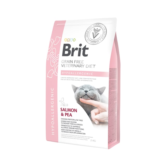 Brit Veterinary Diet Cat Hypoallergenic Grain Free 2 kg