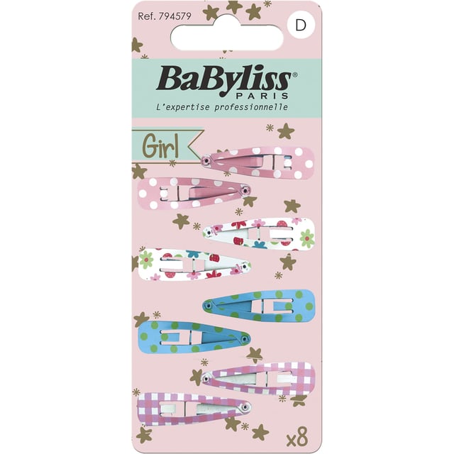 BaByliss Hårspänne Kids 8 st