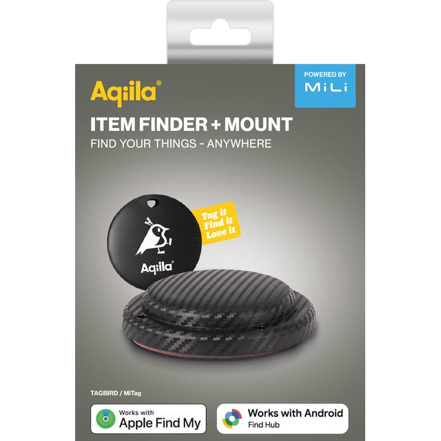 Produktfoto för Aqiila Tagbird Bluetooth tracker med Monteringshölje 1-pack