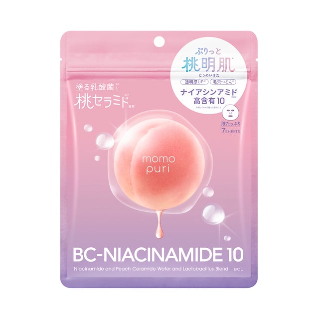Momopuri Moist Barrier Serum Mask BC-Niacinamide 10 7 st