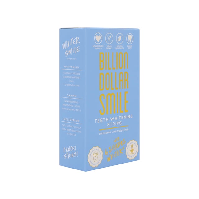 Billion Dollar Smile Teeth Whitening Strips (PAP) 28st | Munvård - Tandblekning hemma | Apoteka