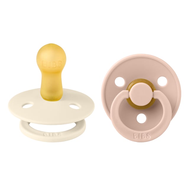 BIBS Colour Latex 6+ månader Size 2 Ivory/Blush · 2 st
