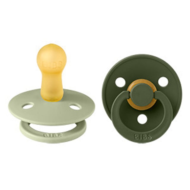 BIBS Colour Latex 6+ månader Size 2 Sage/Hunter Green · 2 st