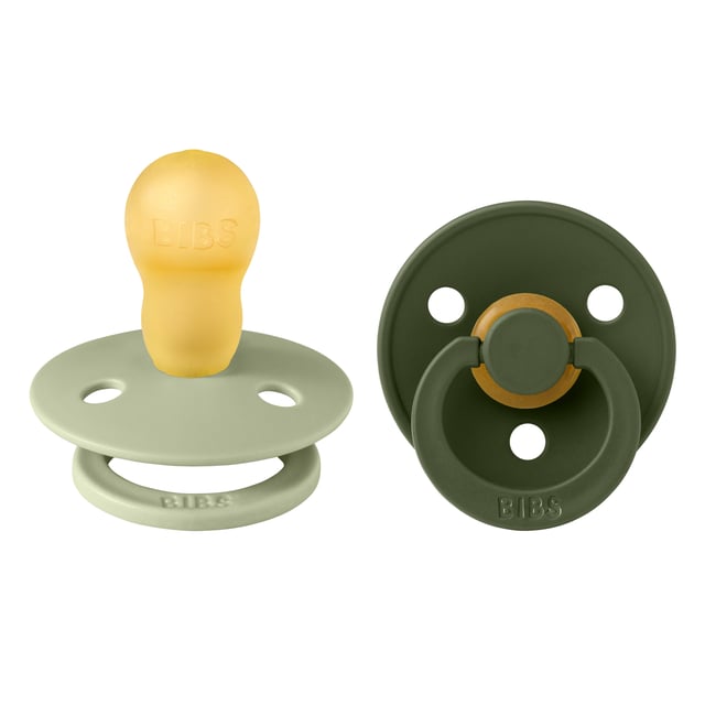 BIBS Colour Latex Size 3 +18 Månader Sage/Hunter Green · 2 st