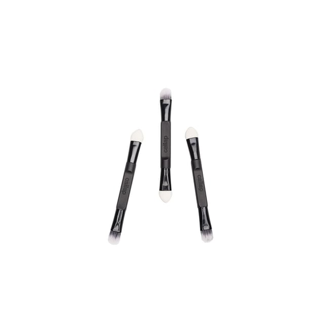 Cailap Eyeshadow Brush 2-headed 3-pack Synthetic Hair