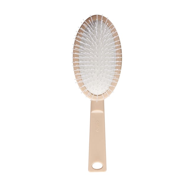 Cailap Large Beige Hair Brush Flexible Pins