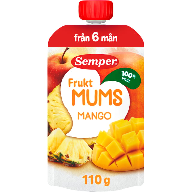 Semper Fruktmums Mango 110g