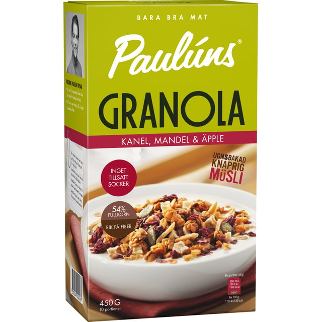 Granola Äpple Mandel Kanel 450 g