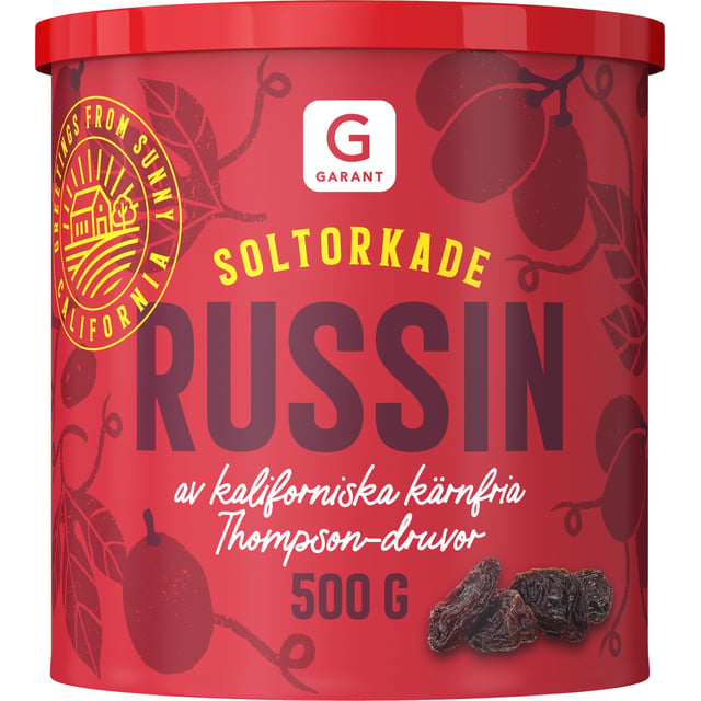 Garant Soltorkade Russin 500g