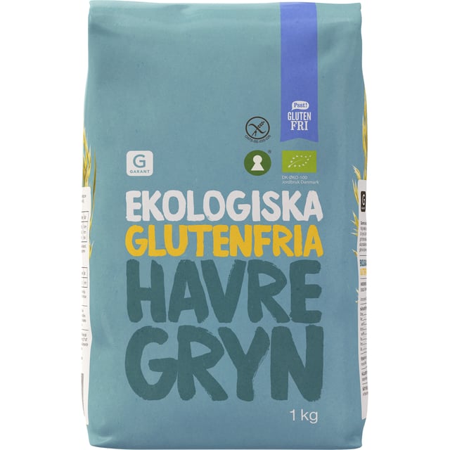 Garant Havregryn Ekologiska & Glutenfria 1 kg