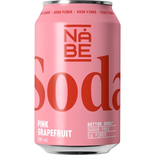 NÅBE Soda Pink Grapefruit 330 ml
