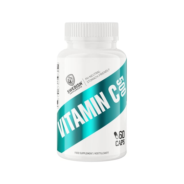 Swedish Supplements Vitamin C PH neutral 60 kapslar