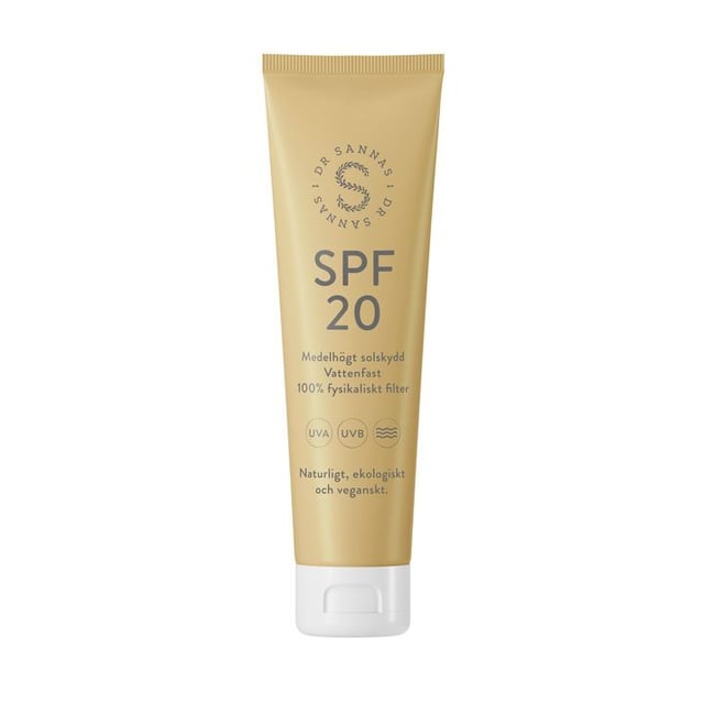 Dr Sannas Solskydd SPF 20 100 ml