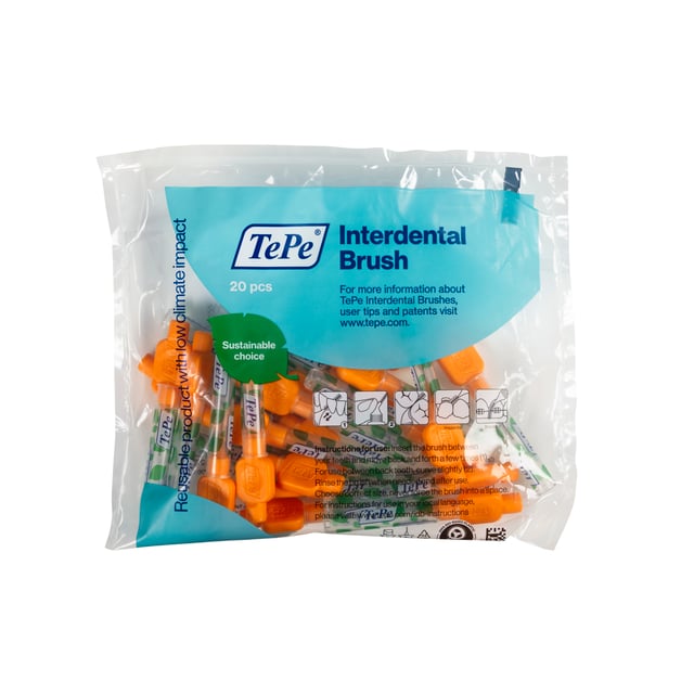 TePe Mellanrumsborste 0,45mm Orange 20 st