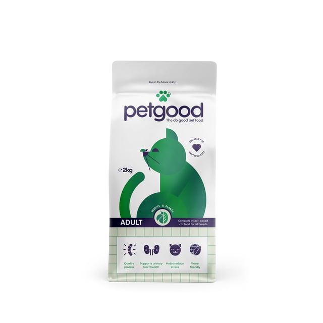 Produktfoto för Petgood Adult Cat Insektsfoder (2 kg)