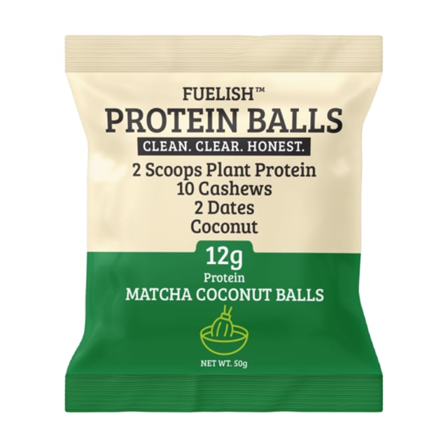FUELISH Fuelish Matcha & Coconut Balls 50 g