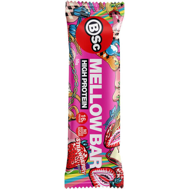 BSc Mellow Bar Strawberry 50 g
