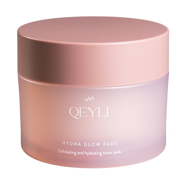 QEYLI HYDRA GLOW PADS EXFOLIATING AND HYDRATING TONER PADS