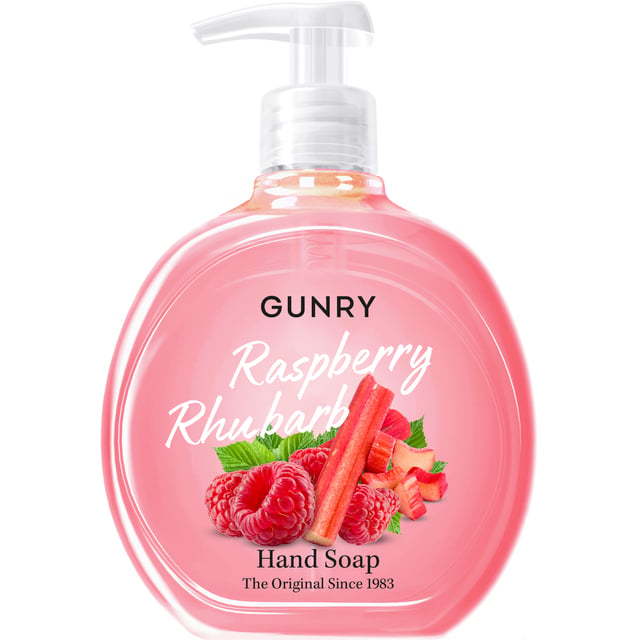 Gunry Hand Soap Original Raspberry & Rhubarb 500 ml