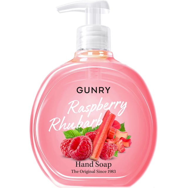 Gunry Hand Soap Original Raspberry & Rhubarb 500 ml
