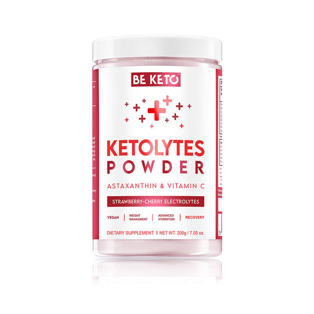 BeKeto Electrolytes Powder Strawberry Cherry 200 g